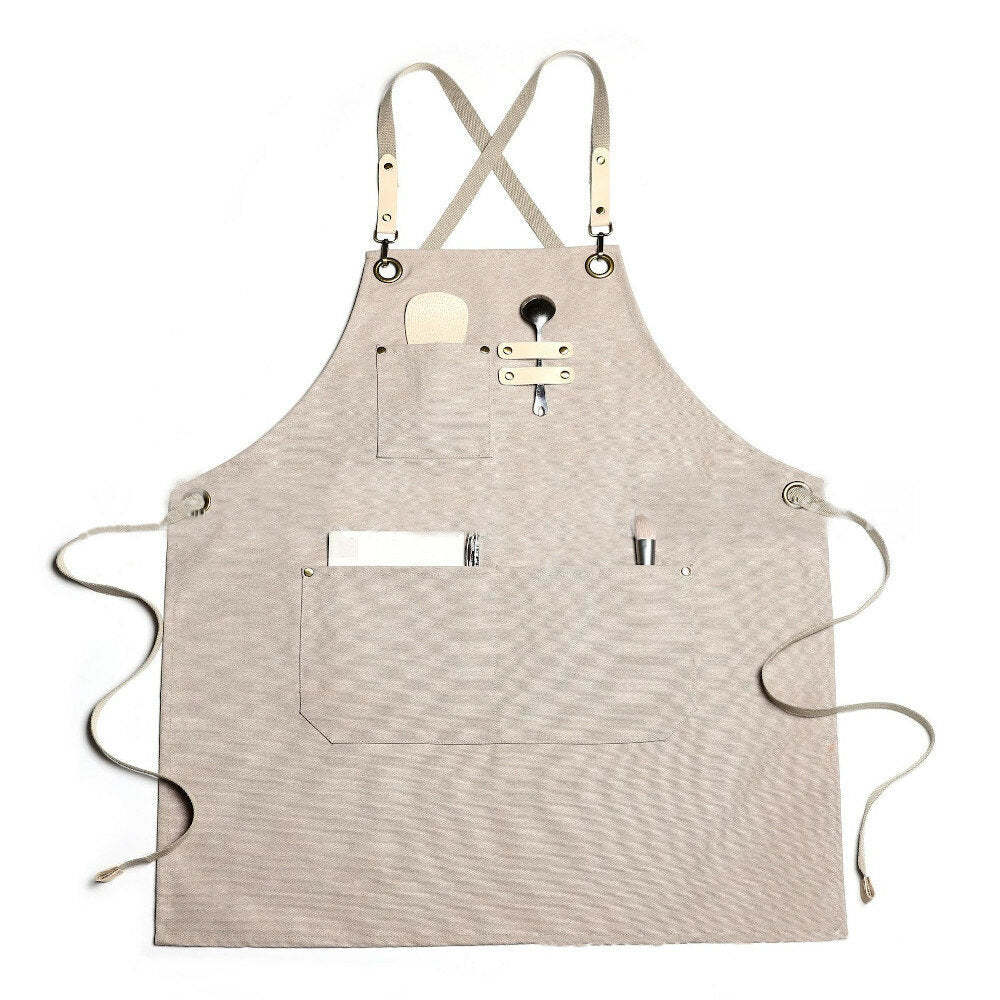Sleeveless Apron Waterproof Woodworking Anti-fouling Polyester Apron For DIY Woodworking Enthusiast Image 4