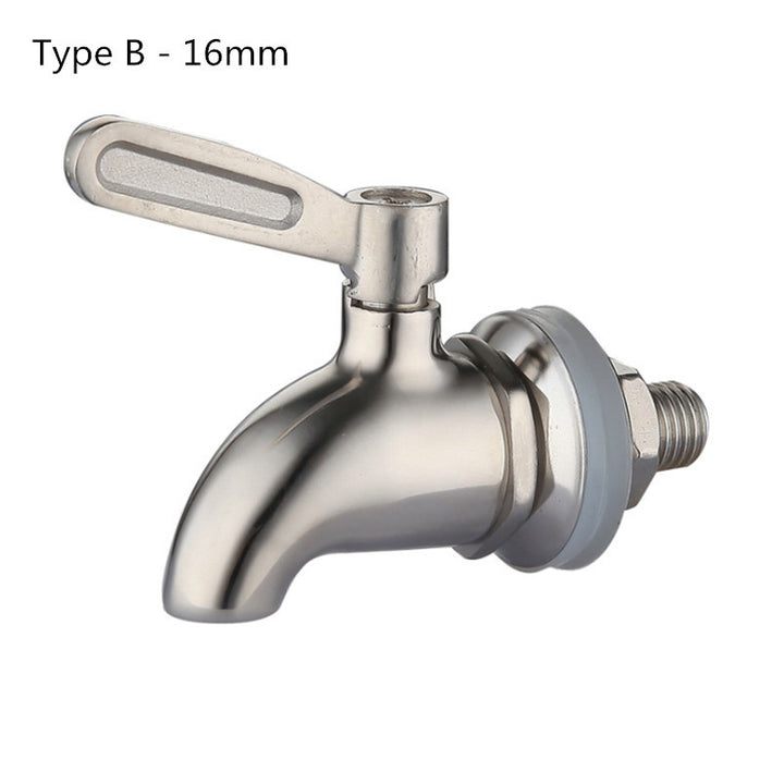 Stainless Steel Faucet Barrel Tap Dispenser for Home Brew Juice Water Coffee Fridge Kegs With The Switch Image 6