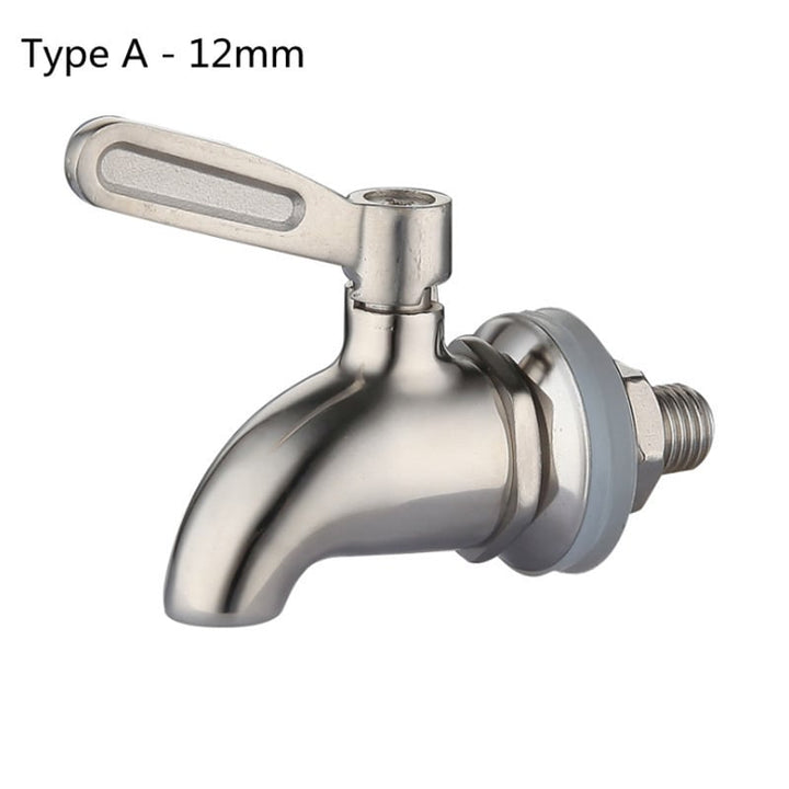 Stainless Steel Faucet Barrel Tap Dispenser for Home Brew Juice Water Coffee Fridge Kegs With The Switch Image 1
