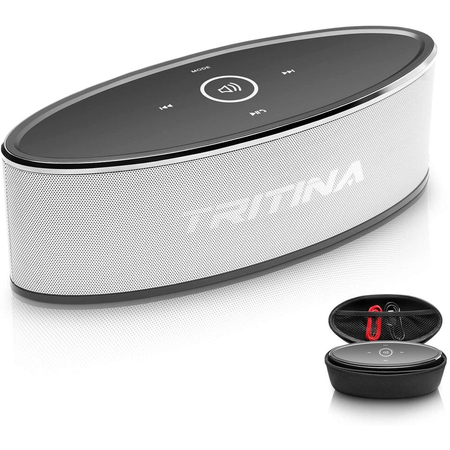 Tritina Wireless Speaker Stereo HD SoundTouch Control with Fashion LightBluetooth Built-in Mic Handsfree CallingTF Card Image 1