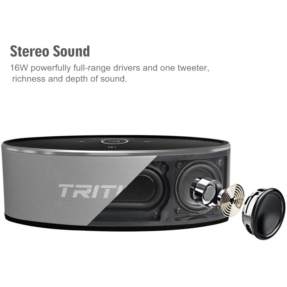 Tritina Wireless Speaker Stereo HD SoundTouch Control with Fashion LightBluetooth Built-in Mic Handsfree CallingTF Card Image 2