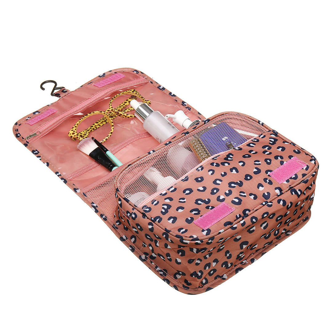 Travel Cosmetic Storage MakeUp Bag Folding Hanging Wash Organizer Pouch Toiletry Image 2