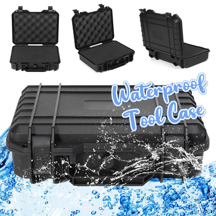 Waterproof Hard Carry Tool Case Bag Storage Box Camera Photography Sponge Tool Case Image 6