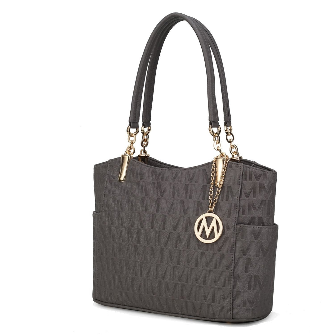 Malika M Signature Satchel Handbag by Mia K. Image 4