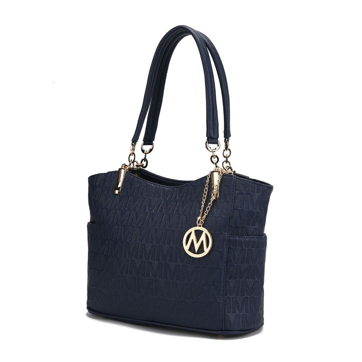 Malika M Signature Satchel Handbag by Mia K. Image 7