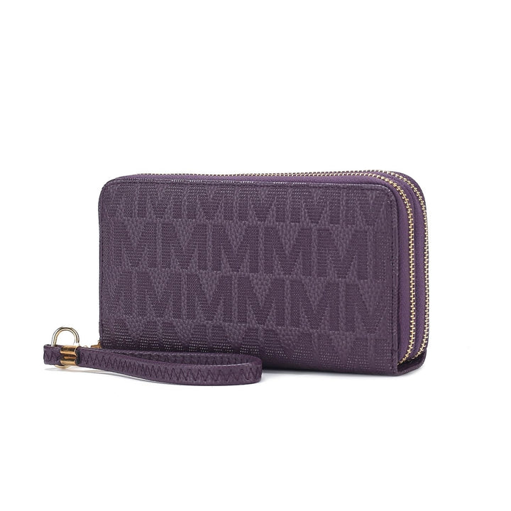 MKF Collection Lisbette Embossed Multi-Compartments M Signature Wallet Handbag by Mia K. Image 1