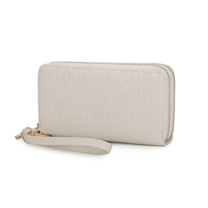 MKF Collection Lisbette Embossed Multi-Compartments M Signature Wallet Handbag by Mia K. Image 2