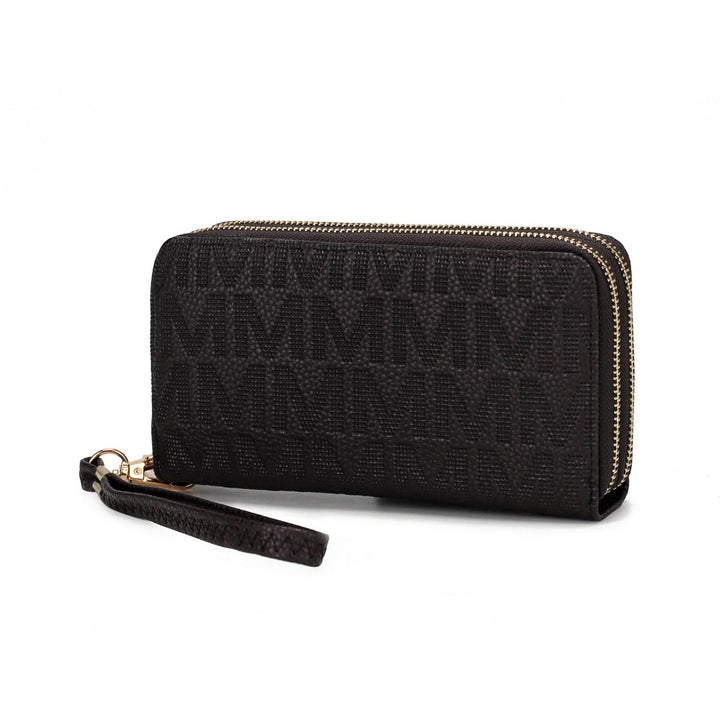 MKF Collection Lisbette Embossed Multi-Compartments M Signature Wallet Handbag by Mia K. Image 4