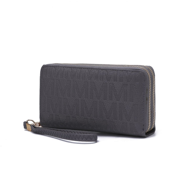 MKF Collection Lisbette Embossed Multi-Compartments M Signature Wallet Handbag by Mia K. Image 4