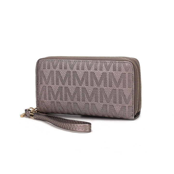 MKF Collection Lisbette Embossed Multi-Compartments M Signature Wallet Handbag by Mia K. Image 8