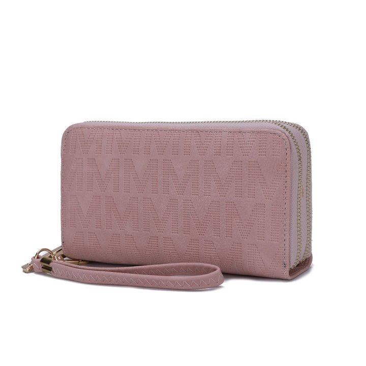 MKF Collection Lisbette Embossed Multi-Compartments M Signature Wallet Handbag by Mia K. Image 10