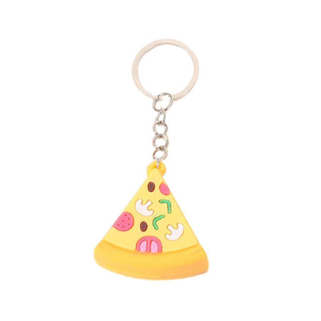 Simulation Food Car Keychain Colorful Lovely Backpack Ornament Creative Cartoon King Ring Holder for Daily Use Image 3