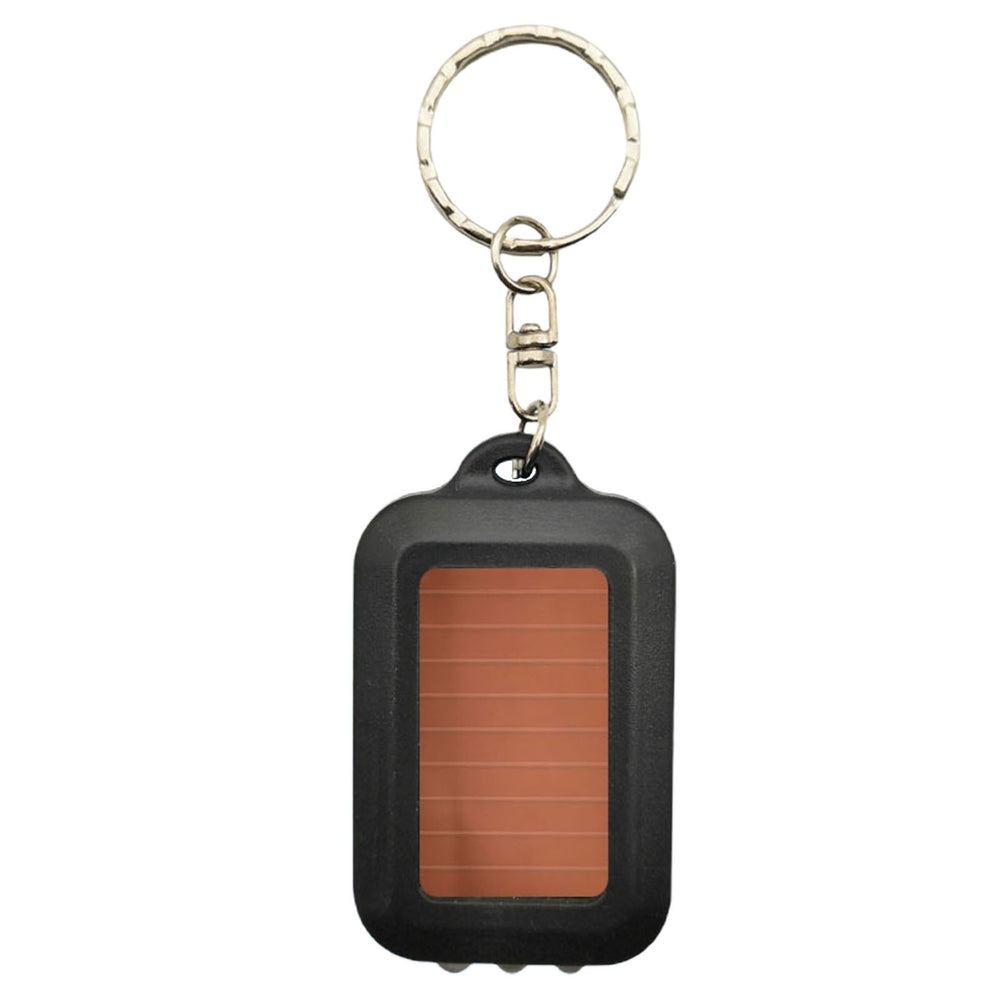 Electric Torch High Hardness Waterproof Plastic Solar Energy Powered Torch Keychain Accessory for Home Image 2