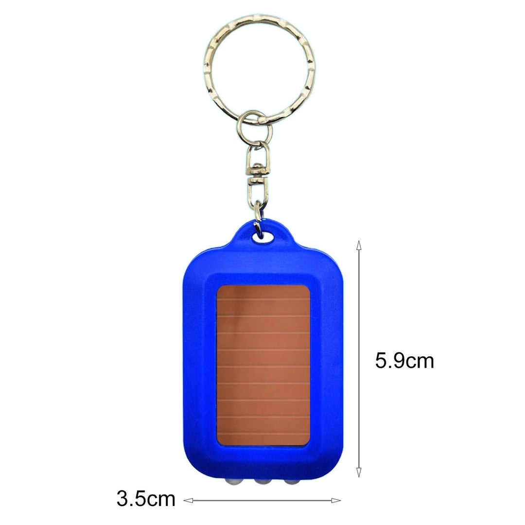 Electric Torch High Hardness Waterproof Plastic Solar Energy Powered Torch Keychain Accessory for Home Image 11