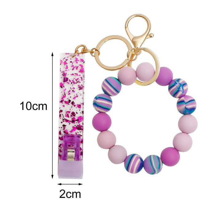 Credit Card Puller Bright Color Bracelet Unisex Delicate Multi-purpose Key Chain for Long Nails ATM Image 12