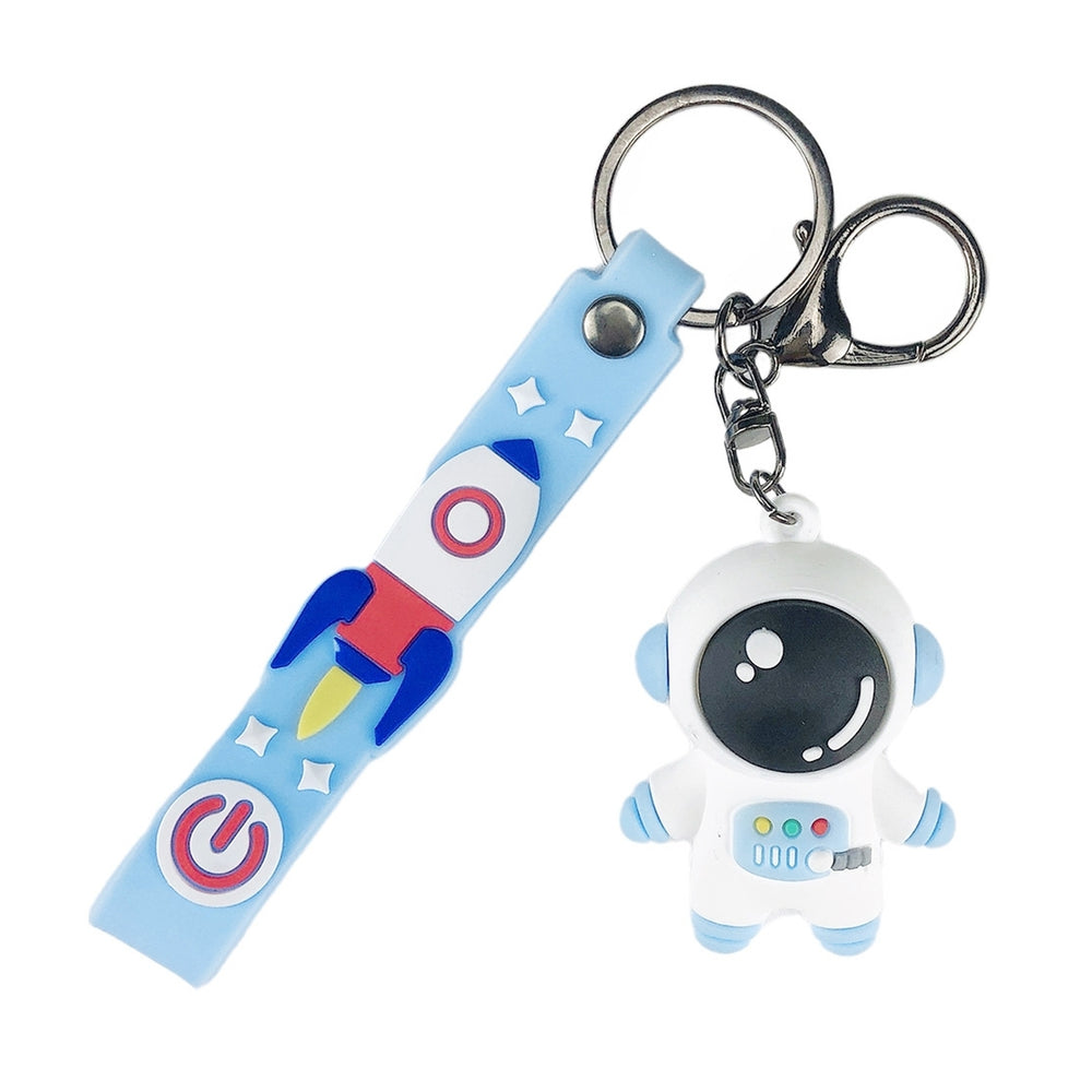 Key Chain Astronaut Letter Print Unisex Multipurpose Bright Color Key Holder Bag Accessories Image 2