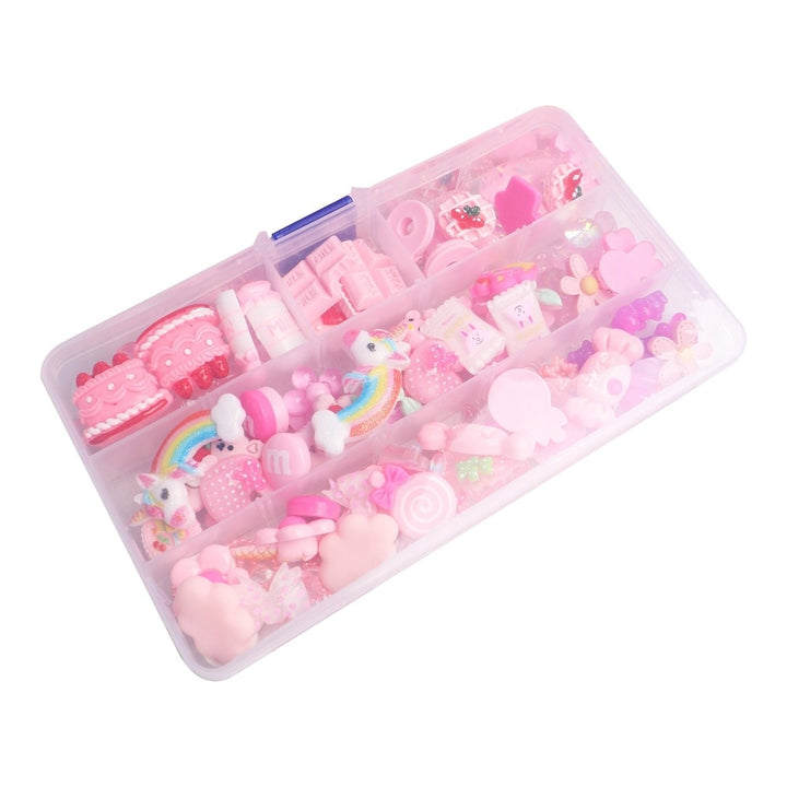 1 Set Mobile Phone Shell Materials Candy Mixed Resin Multi-purpose Pink Jewelry Accessories for Hair Clip Decoration Image 9