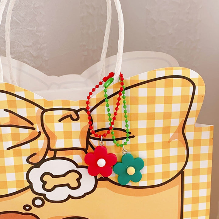 Key Chain Flower Japan Style Lightweight Multipurpose Bright Color Key Holder Pendant Bag Decoration Image 10
