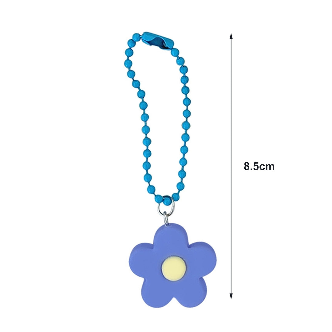 Key Chain Flower Japan Style Lightweight Multipurpose Bright Color Key Holder Pendant Bag Decoration Image 12