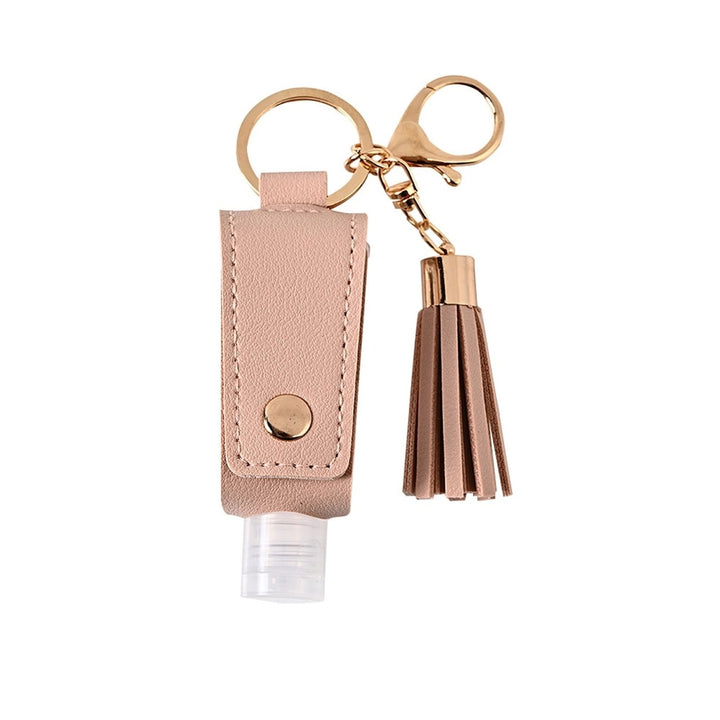 Sanitizer Bottle Keychain Empty Keychain for Going Out Image 1