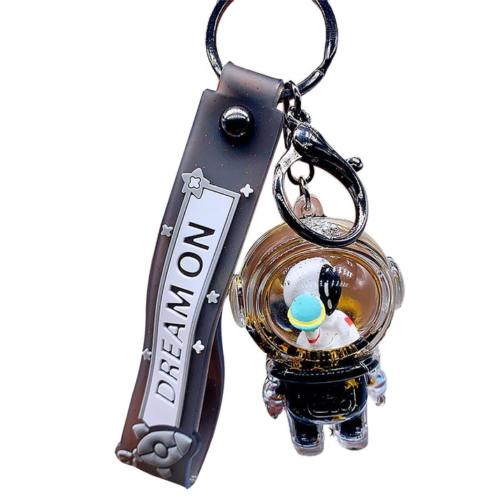 Key Chain Multi-purpose Realistic Three-dimensional Reusable DIY Decorative Gift Men Women Cartoon Spaceman Key Ring Bag Image 1