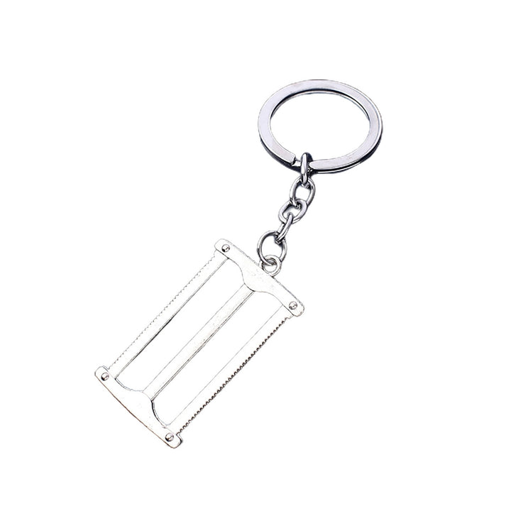 Keychain Delicate Craft High Hardness Corrosion-resistant Mini Utility Pocket Ruler Hammer Wrench Key Ring for Daily Use Image 8
