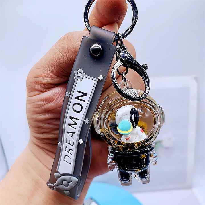 Key Chain Multi-purpose Realistic Three-dimensional Reusable DIY Decorative Gift Men Women Cartoon Spaceman Key Ring Bag Image 12