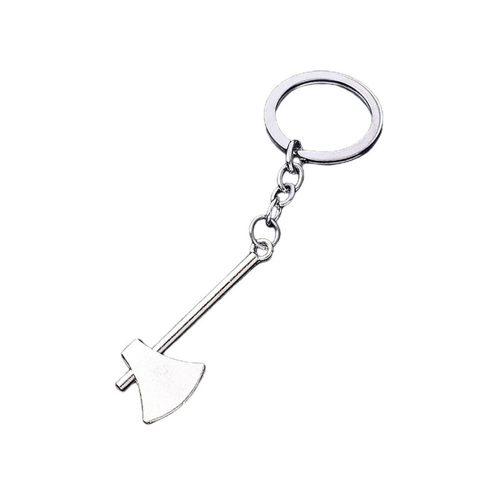 Keychain Delicate Craft High Hardness Corrosion-resistant Mini Utility Pocket Ruler Hammer Wrench Key Ring for Daily Use Image 1