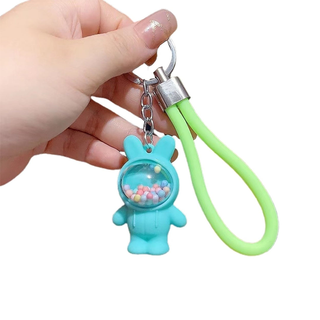 Rabbit Key Chain Multi-purpose Pendant for Handbag Image 1