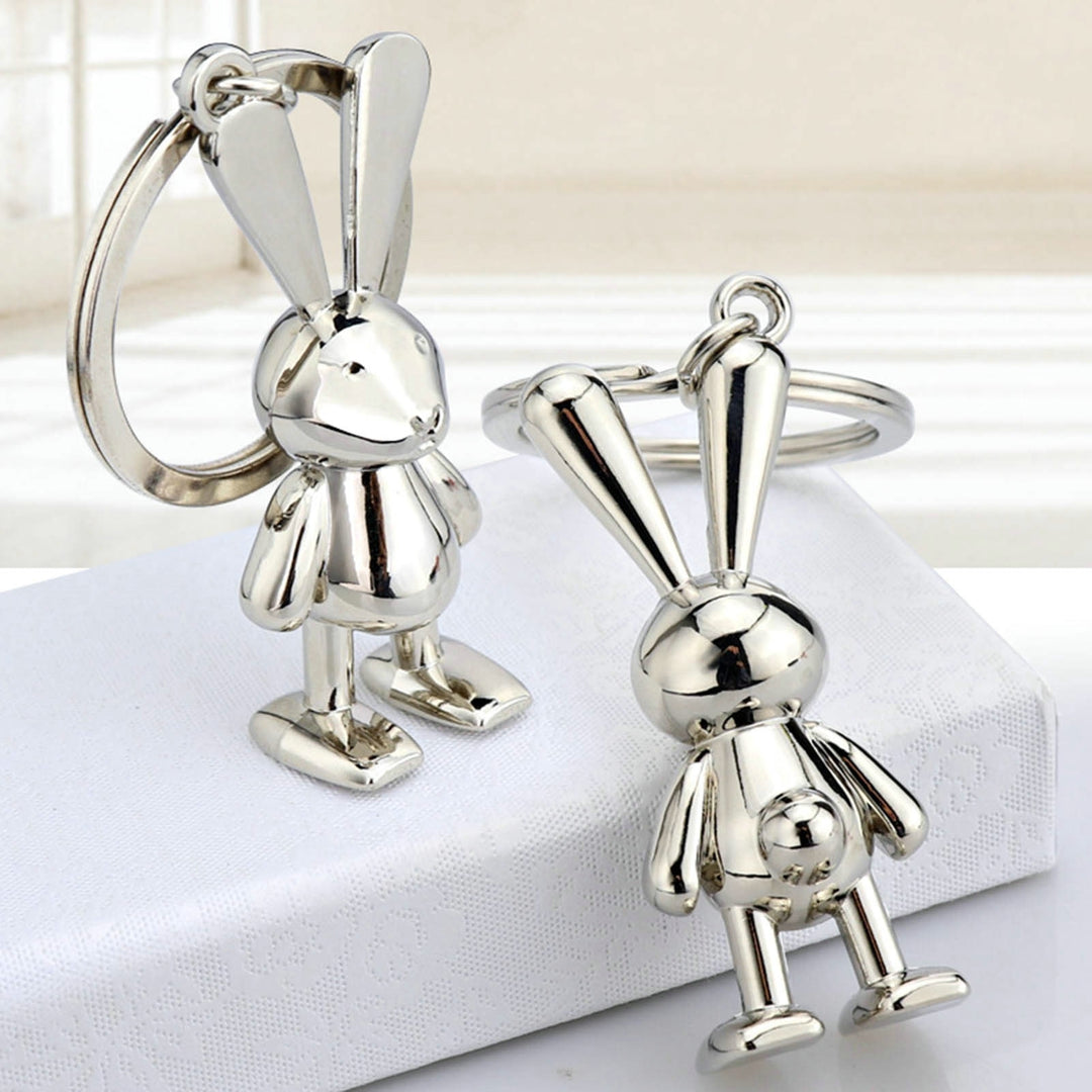 Rabbit Key Chain Cartoon Men Jewelry for Handbag Image 7