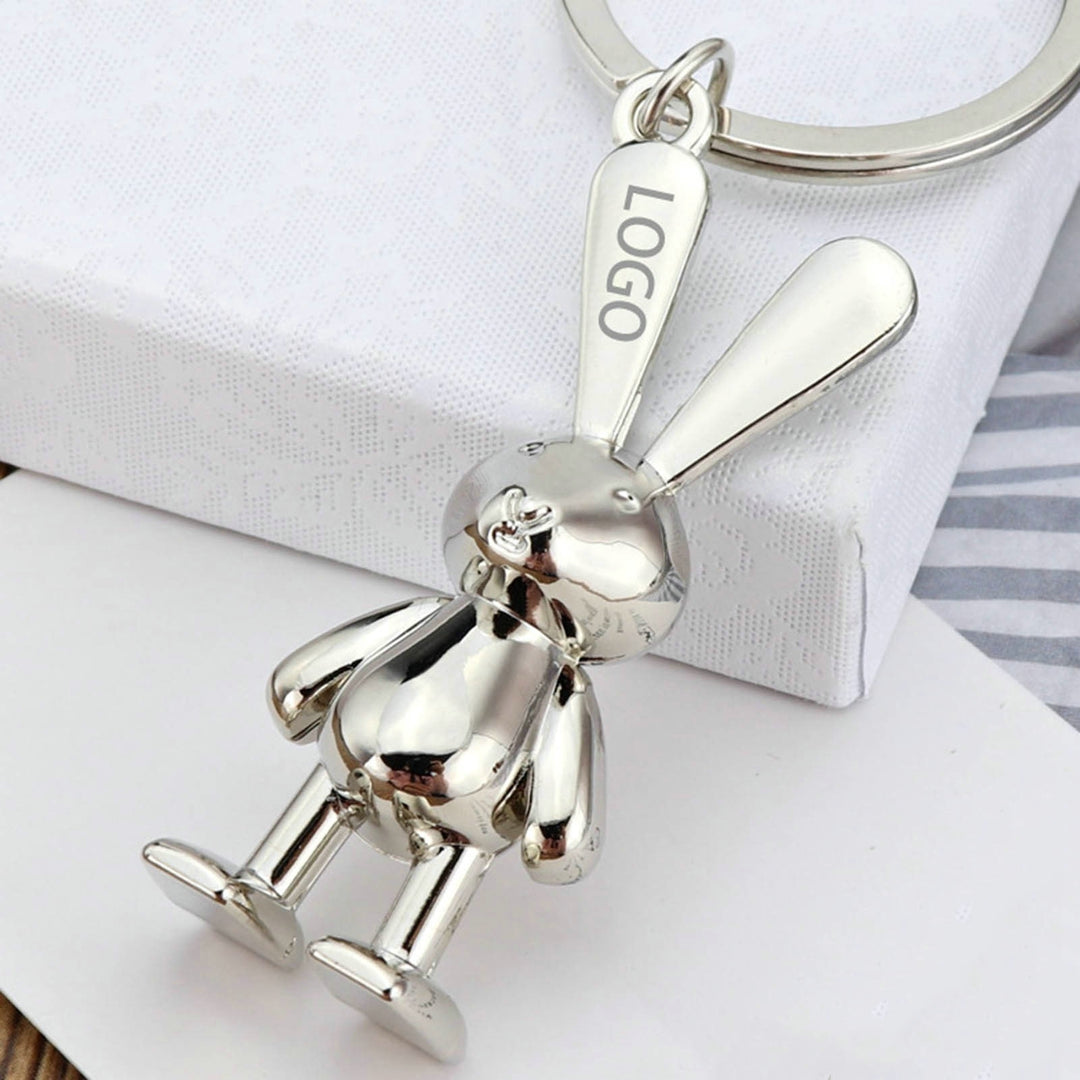 Rabbit Key Chain Cartoon Men Jewelry for Handbag Image 11