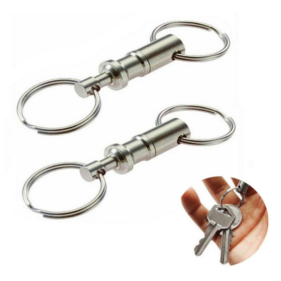 2 Pcs/Set Keyring Durable Outdoor Keychain for Climbing Image 1