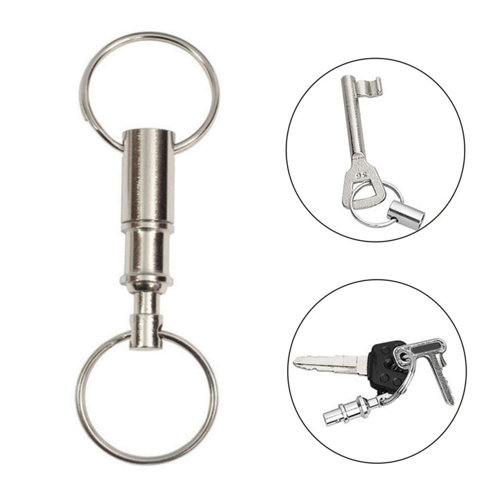 2 Pcs/Set Keyring Durable Outdoor Keychain for Climbing Image 4