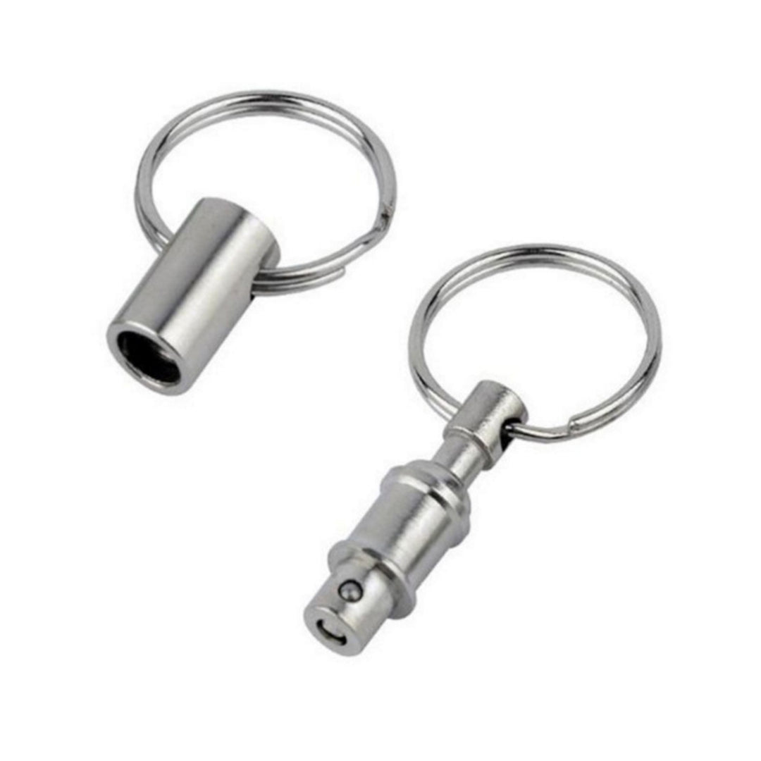 2 Pcs/Set Keyring Durable Outdoor Keychain for Climbing Image 8