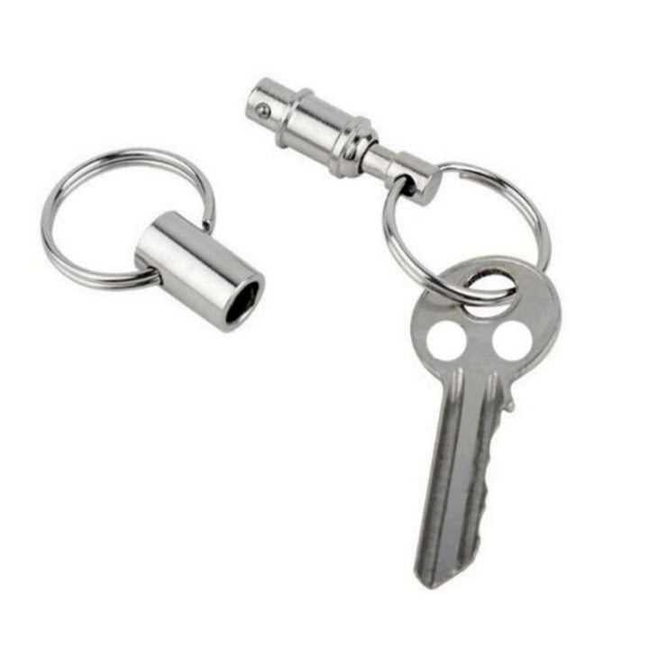 2 Pcs/Set Keyring Durable Outdoor Keychain for Climbing Image 9