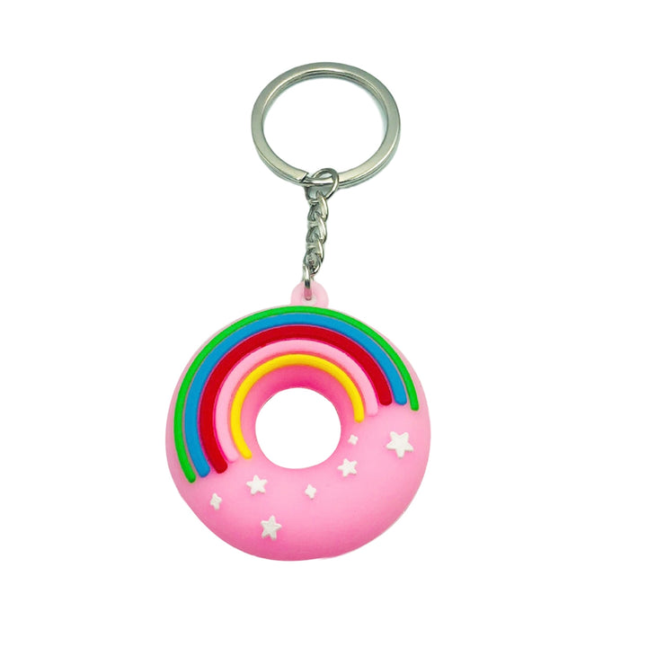 Key Ring Cartoon Design Donut Key Chain Bag Ornament Image 9