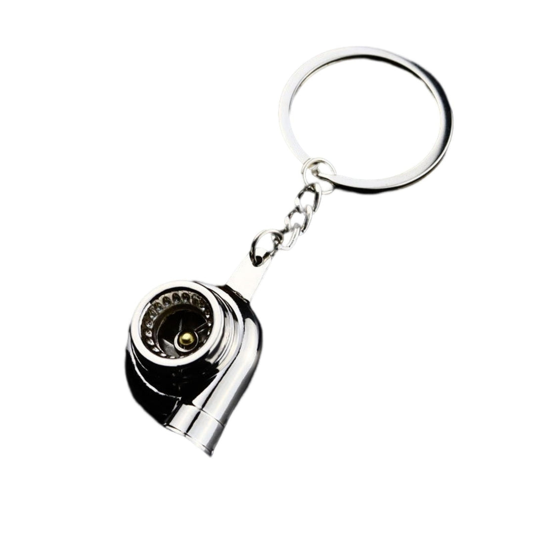 Key Ring Mini Portable Anti-fall Metal Brake Disc Shock Absorber Shape Bag Pendant Jewelry Gift Image 4