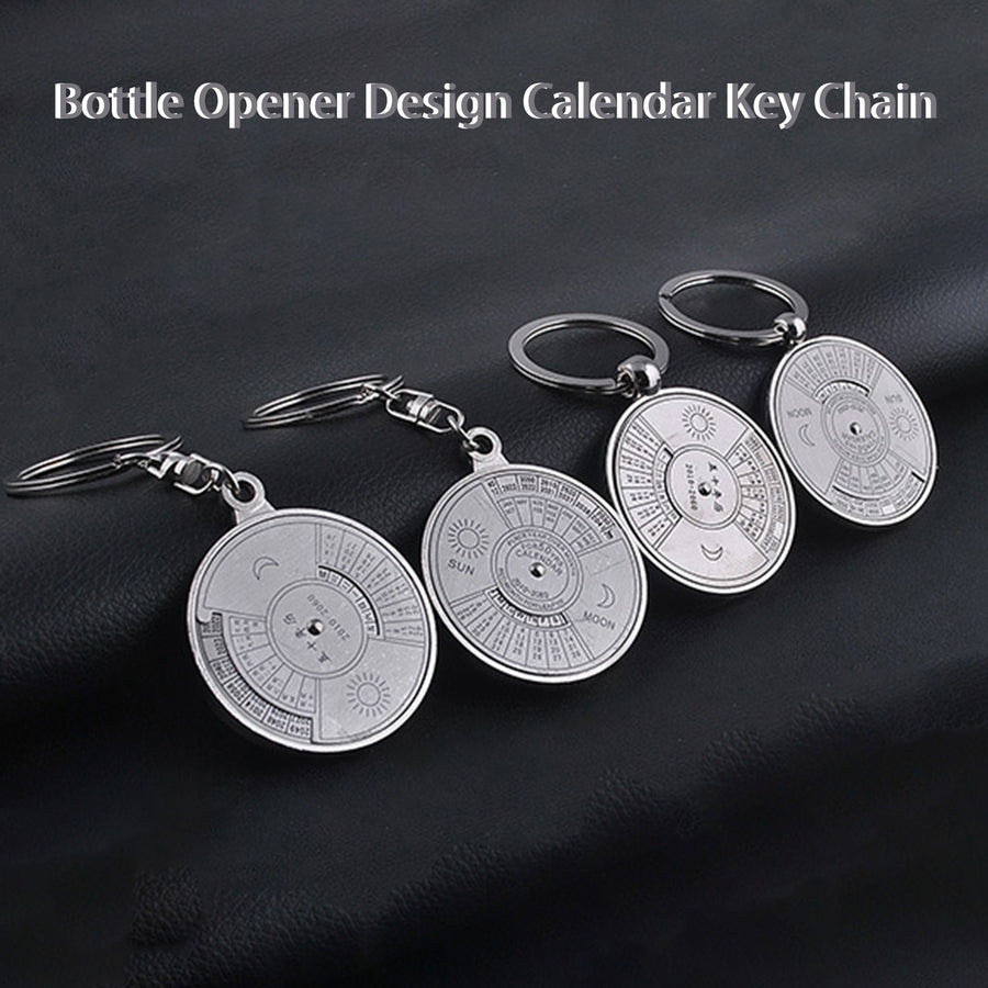 Calendar Key Ring 50 Perpetual Calendar Keychain Gift Image 1