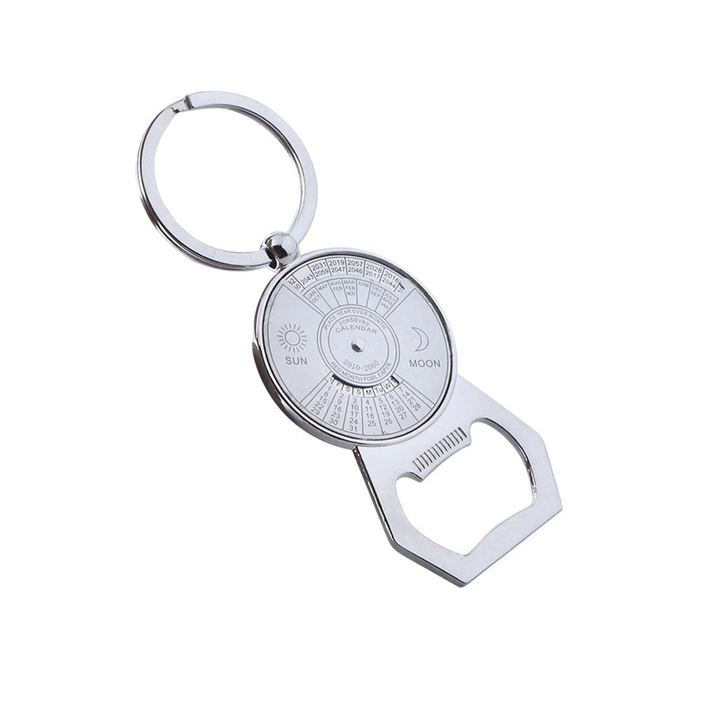 Calendar Key Ring 50 Perpetual Calendar Keychain Gift Image 2
