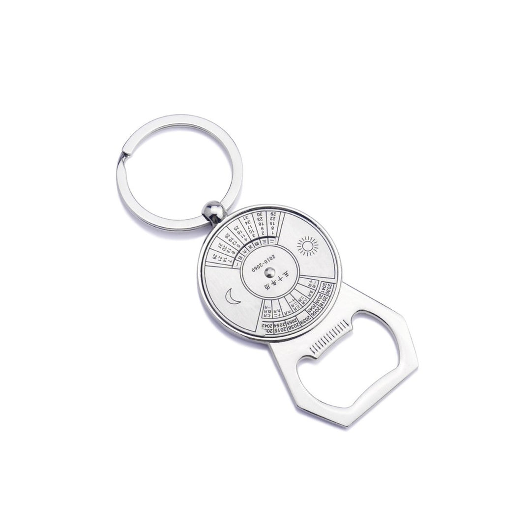 Calendar Key Ring 50 Perpetual Calendar Keychain Gift Image 3