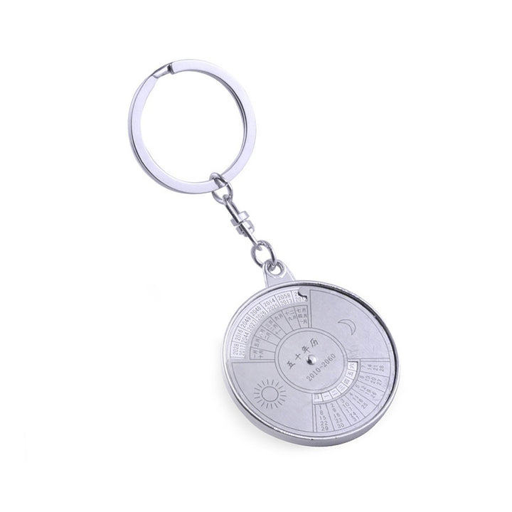 Calendar Key Ring 50 Perpetual Calendar Keychain Gift Image 1