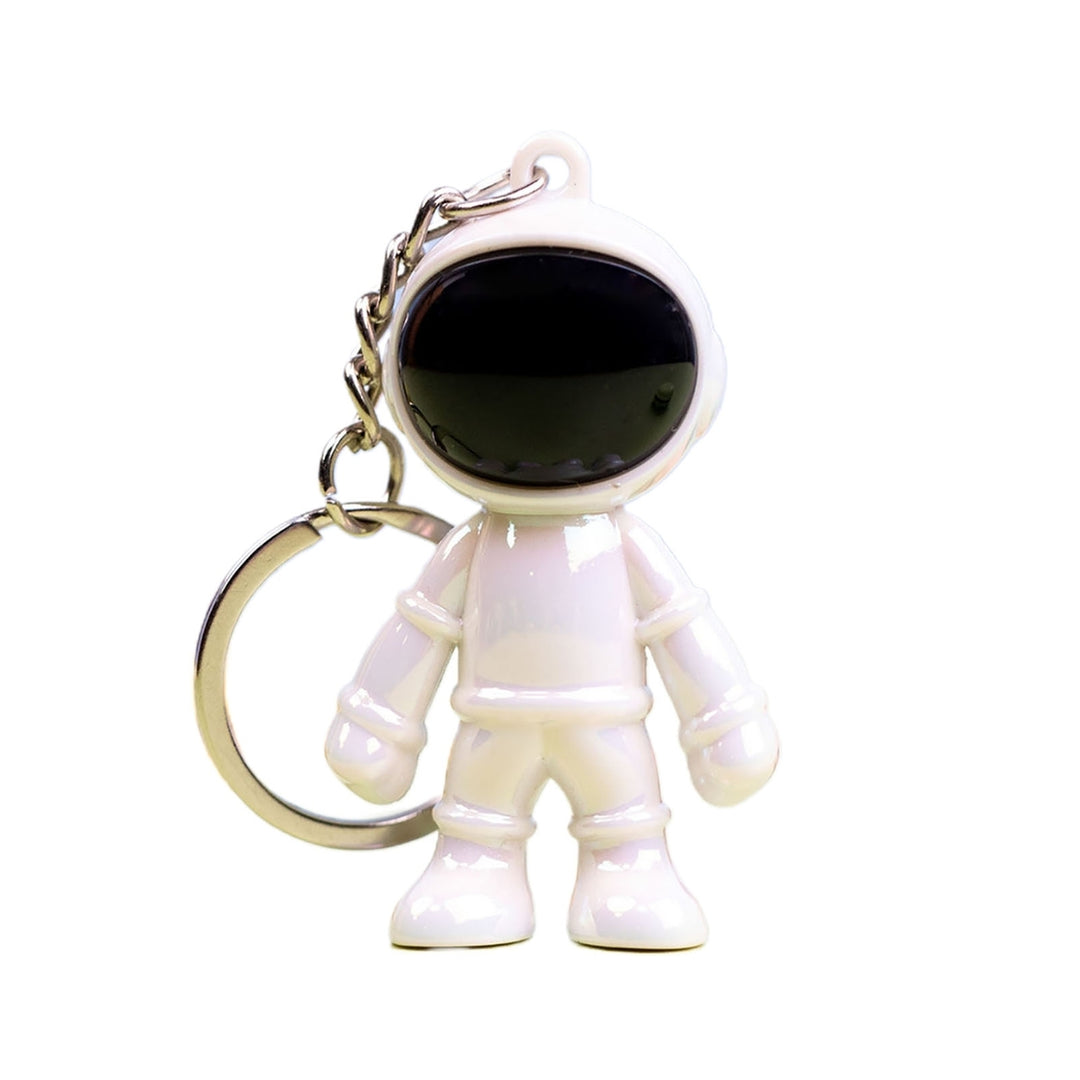 Key Chain Lovely Best Friends Gift Plastic 3D Cartoon Astronaut Backpack Pendant Jewelry Accessories Image 2