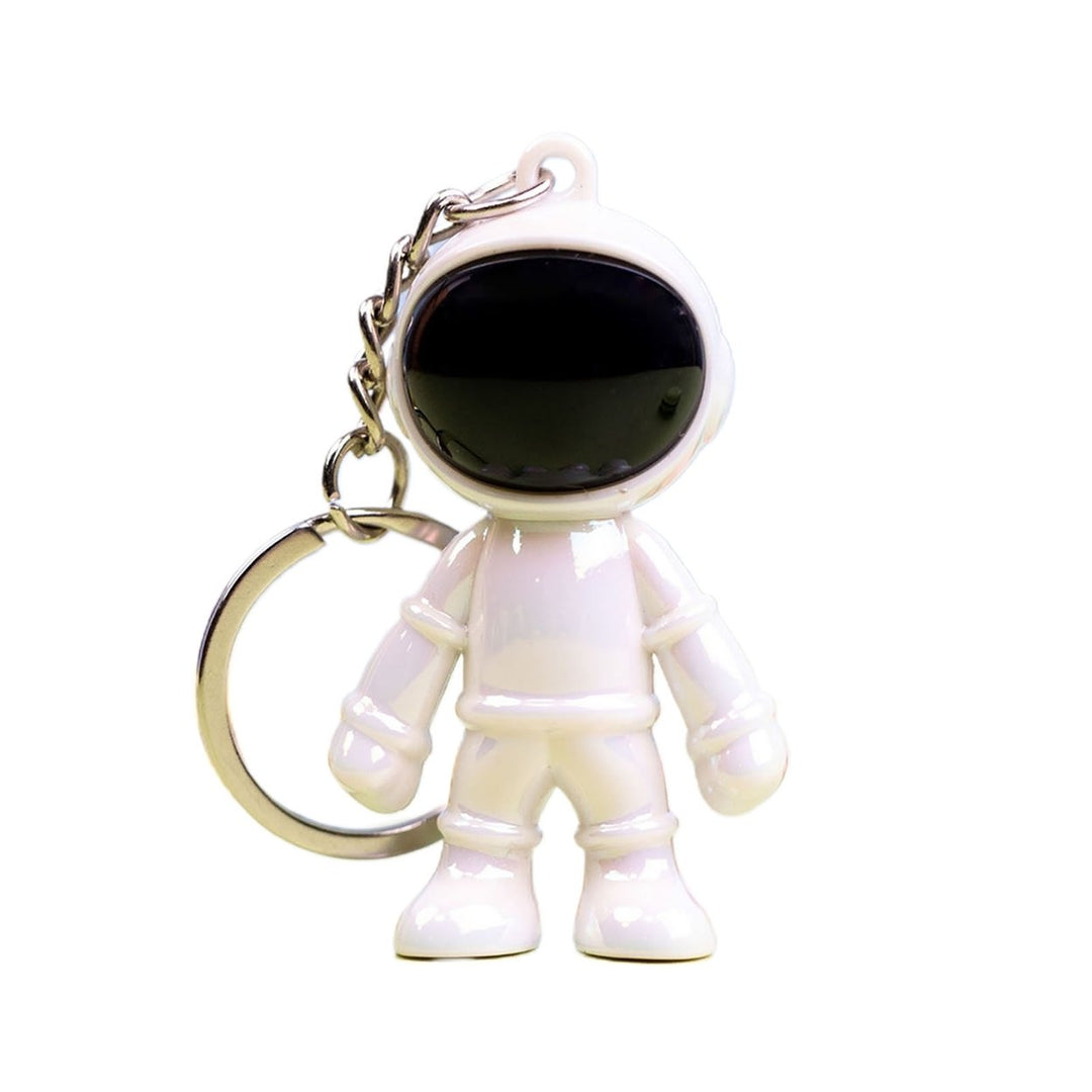 Key Chain Lovely Best Friends Gift Plastic 3D Cartoon Astronaut Backpack Pendant Jewelry Accessories Image 1