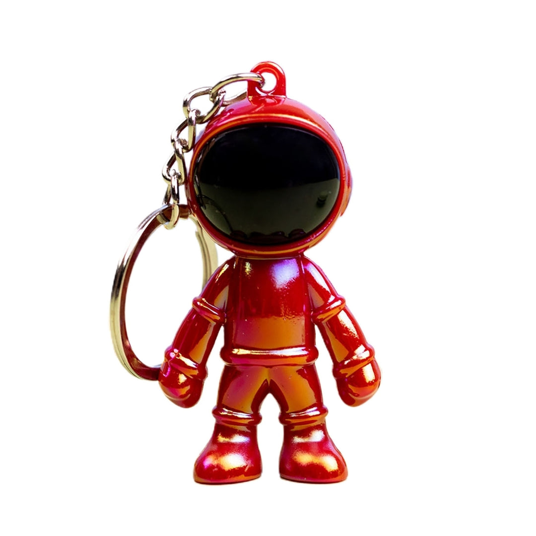 Key Chain Lovely Best Friends Gift Plastic 3D Cartoon Astronaut Backpack Pendant Jewelry Accessories Image 3