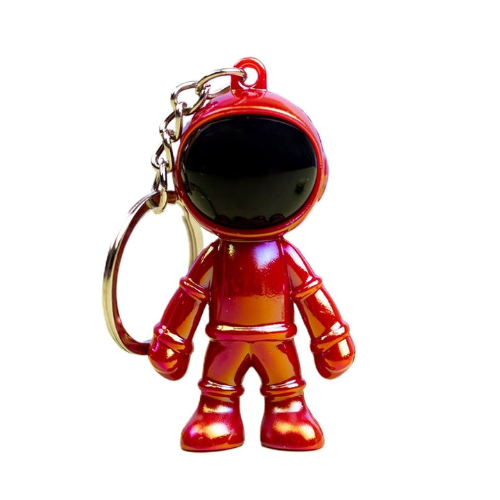 Key Chain Lovely Best Friends Gift Plastic 3D Cartoon Astronaut Backpack Pendant Jewelry Accessories Image 1