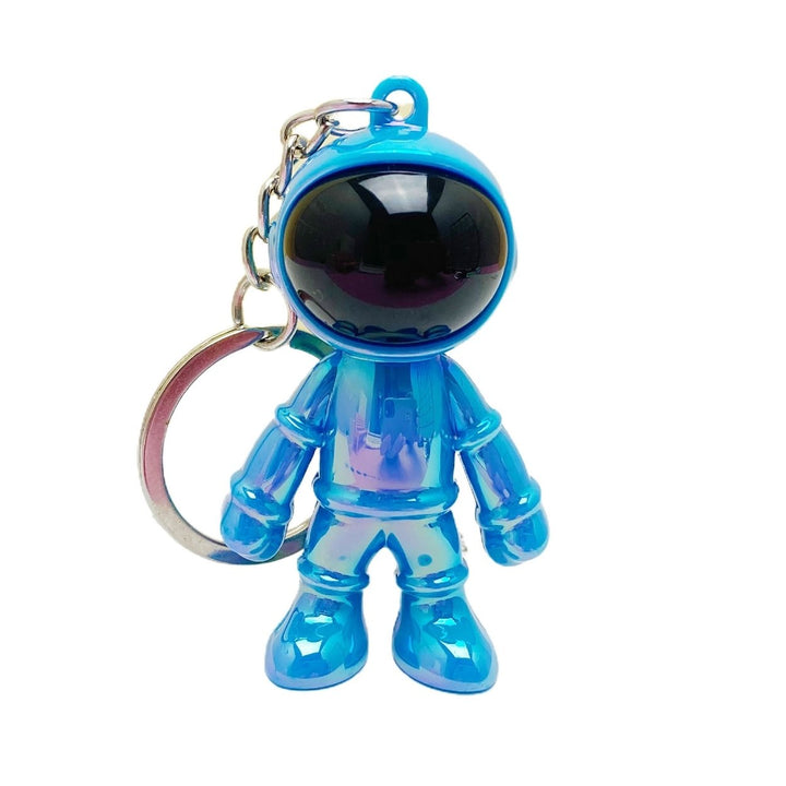 Key Chain Lovely Best Friends Gift Plastic 3D Cartoon Astronaut Backpack Pendant Jewelry Accessories Image 1