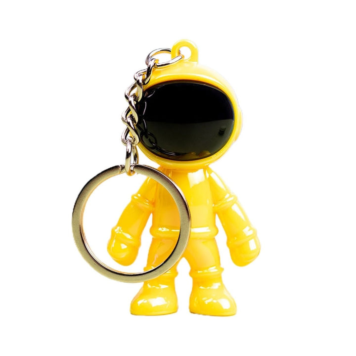 Key Chain Lovely Best Friends Gift Plastic 3D Cartoon Astronaut Backpack Pendant Jewelry Accessories Image 1