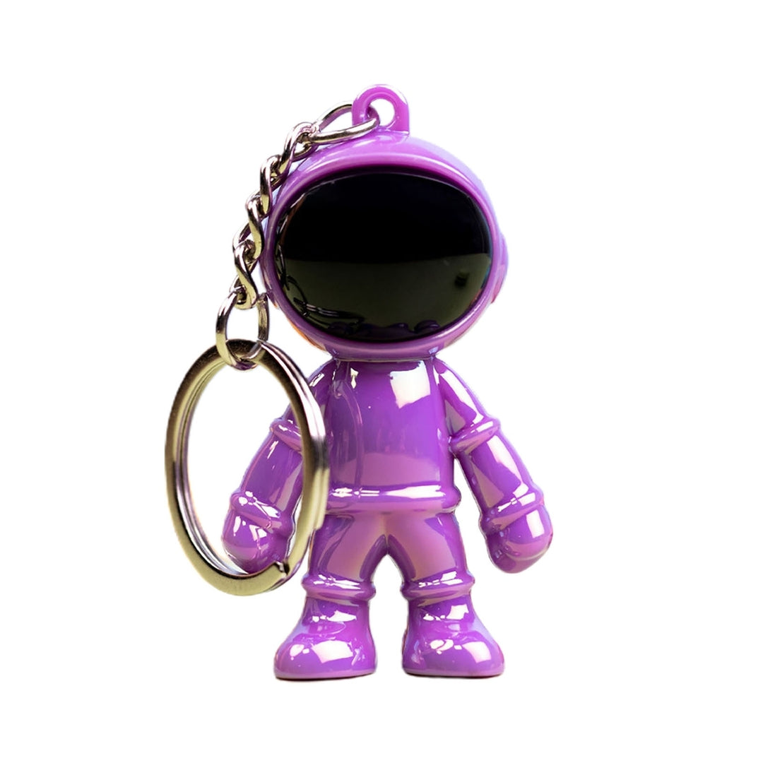 Key Chain Lovely Best Friends Gift Plastic 3D Cartoon Astronaut Backpack Pendant Jewelry Accessories Image 6
