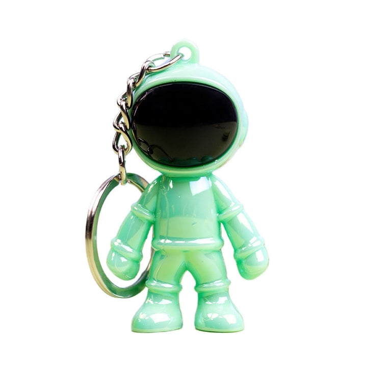 Key Chain Lovely Best Friends Gift Plastic 3D Cartoon Astronaut Backpack Pendant Jewelry Accessories Image 1