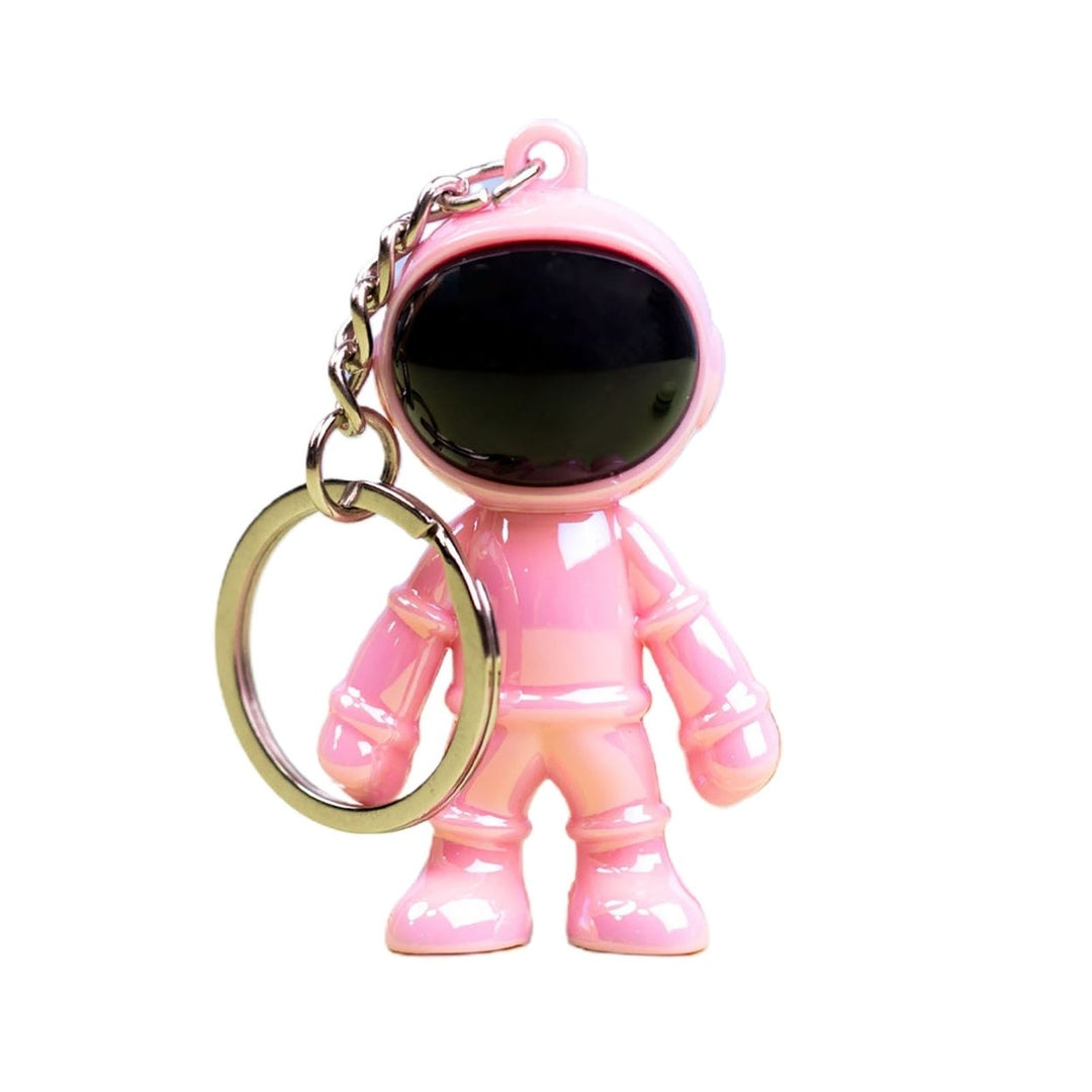 Key Chain Lovely Best Friends Gift Plastic 3D Cartoon Astronaut Backpack Pendant Jewelry Accessories Image 1